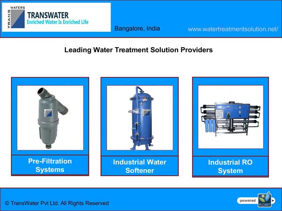 Water Treatment Solutions Providers in Bangalore, India - Transwater System Pvt Ltd, Karnataka