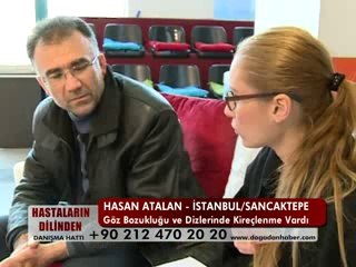 GÖZ BOZUKLUĞU-DİZLERDE KİREÇLENMEDEN NASIL TEDAVİ GÖRDÜ