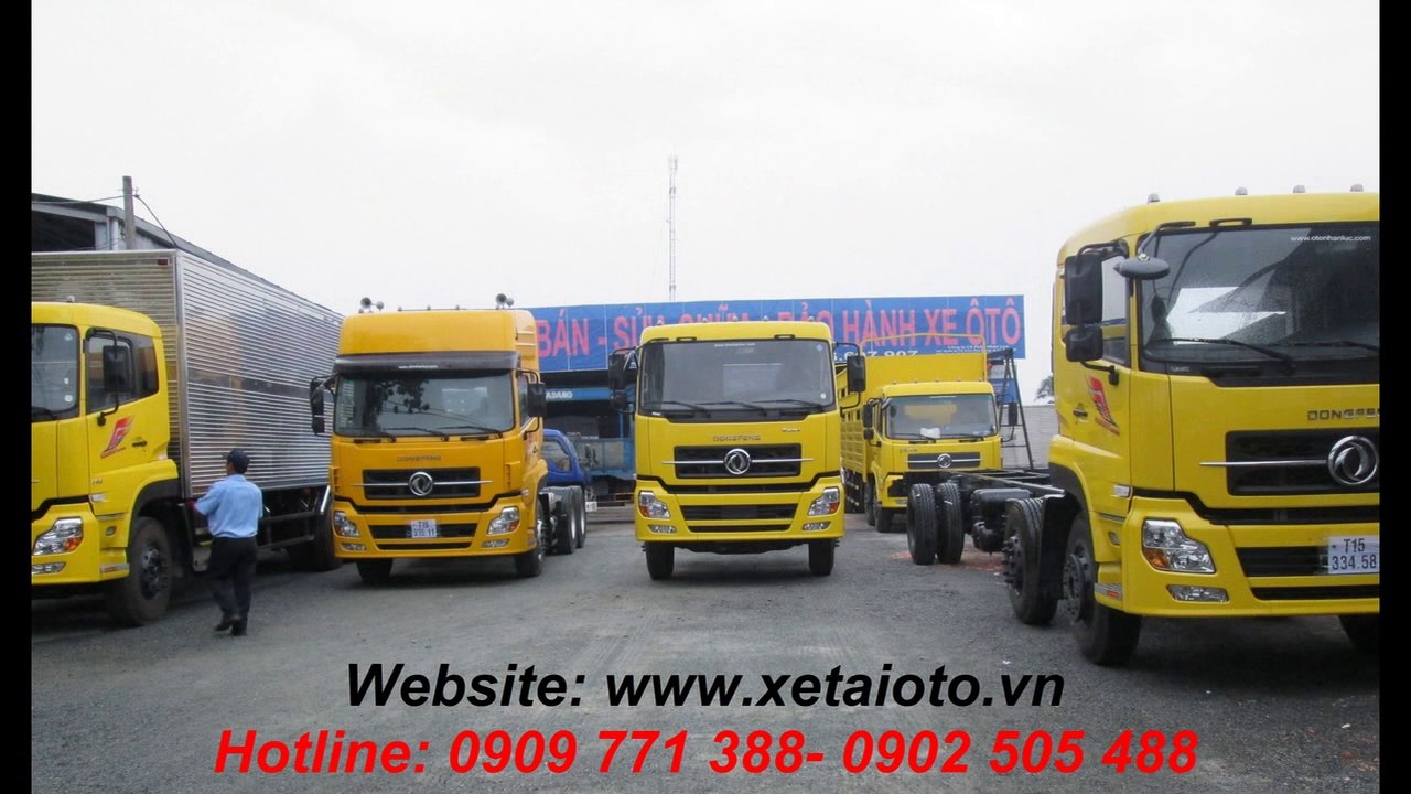 Hình ảnh xe tải Dongfeng 2t45, 3t45, 4t95, 6t, 7t, 7t5, 8t, 10t, 15t, 20t, 40t