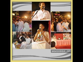 Priya Dutt addressing a Public Meeting near Lucky Hotel