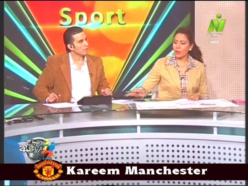 الاعلاميه سها ابراهيم في صباح الرياضه مع عفت نصار 17 ابريل 2014