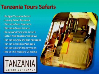 Budget Tanzania Safari