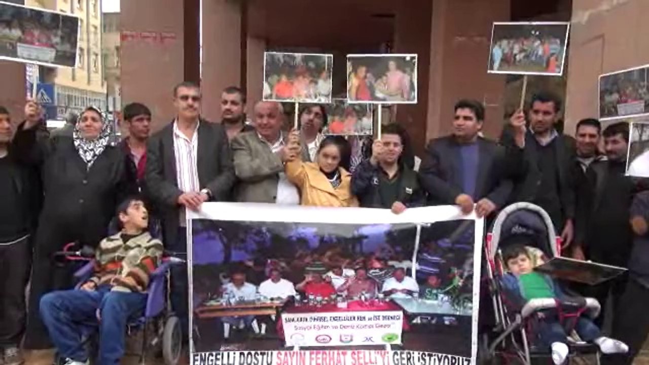 sanlıurfa engellilerden şelli'ye destek