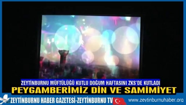 Zeytinburnu Müftülüğü Kutlu Doğum Haftası Programı