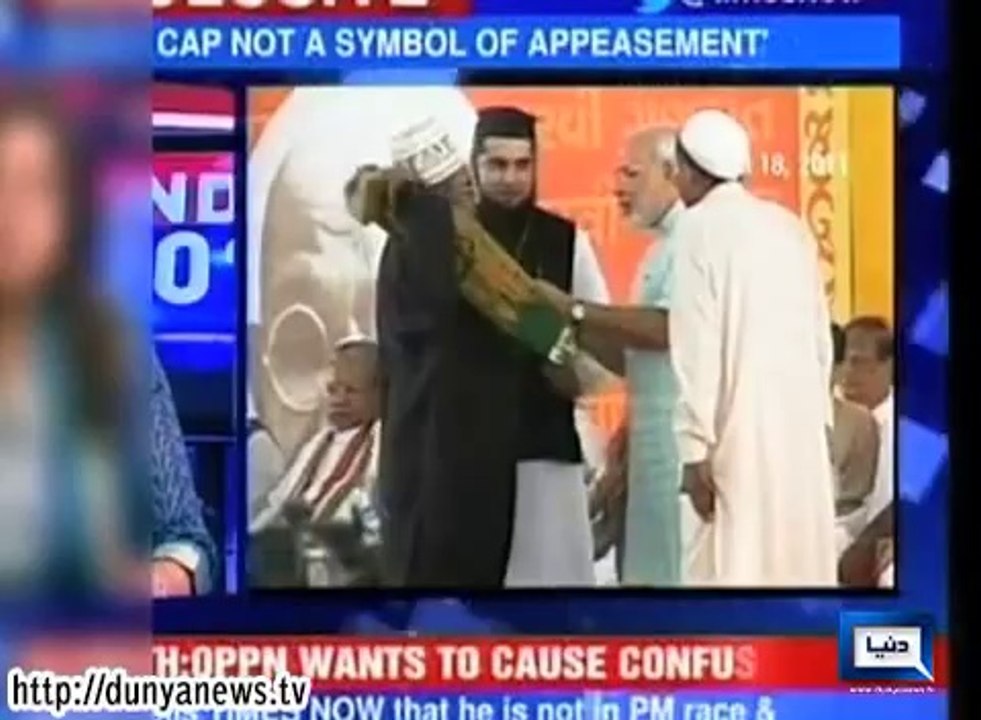 Dunya_News-Modi_refusing_to_wear_Muslim_skull_cap