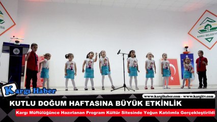 KARGI DA KUTLU DOĞUM HAFTASINA BÜYÜK ETKİNLİK - www.kargihaber.com