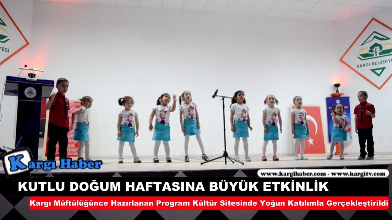 KARGI DA KUTLU DOĞUM HAFTASINA BÜYÜK ETKİNLİK - www.kargihaber.com