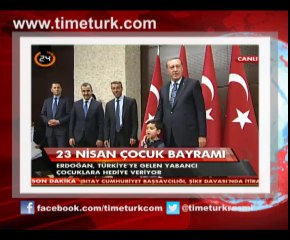 Suriyeli minik çocuktan duygulandıran hareket