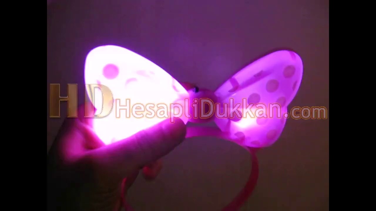 Miki taç ışıklı taç kelebek taç toptan Hesaplı Dükkan
