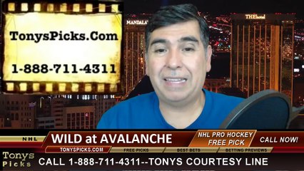 Colorado Avalanche vs. Minnesota Wild Pick Prediction NHL Pro Hockey Playoff Game 1 Odds Preview 4-17-2014