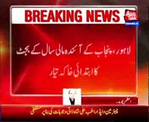 Lahore Punjab next fiscal year budget draft prepared