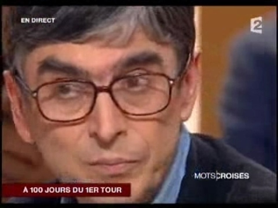 Marine LE PEN à Mots Croisés (8/1/07)