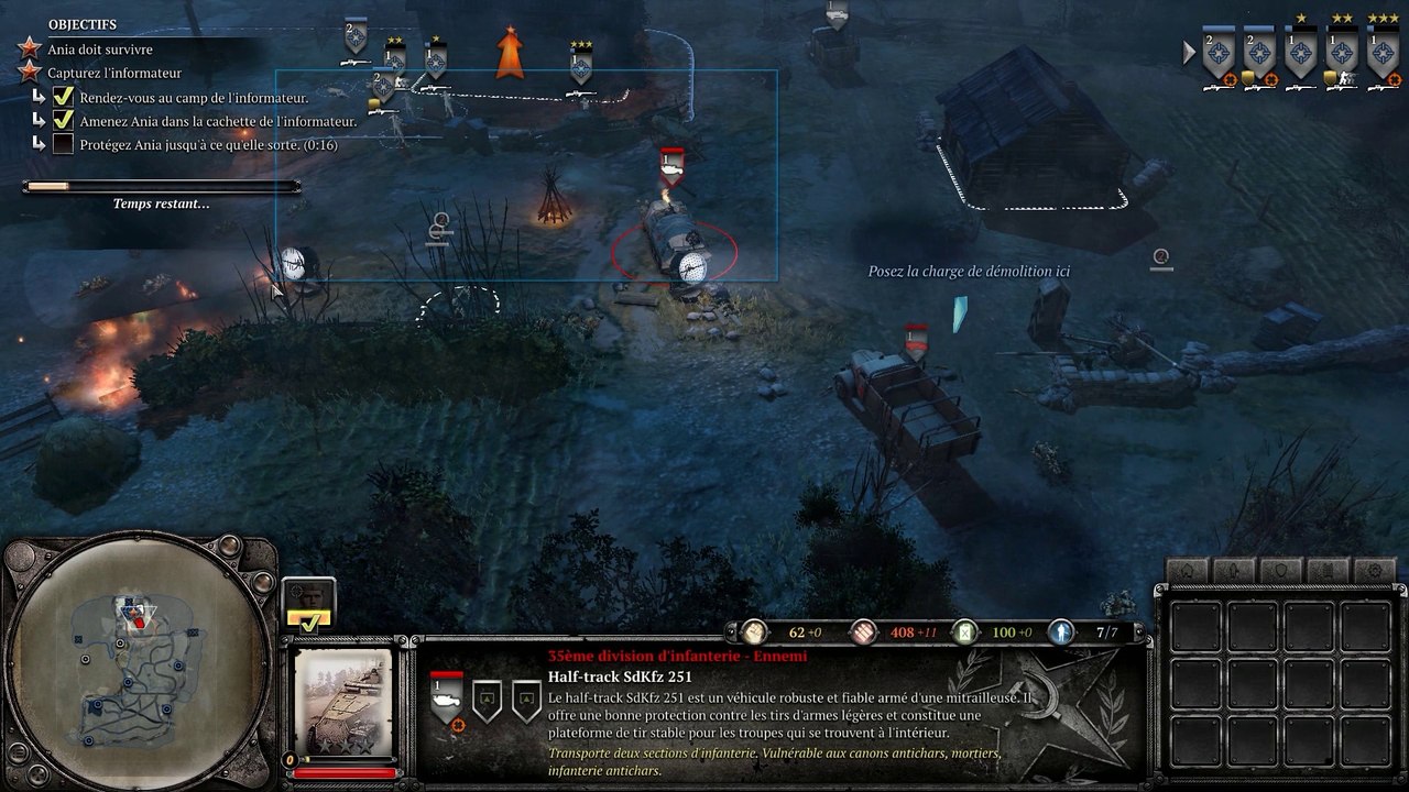 Company of Heroes 2 mission 11 Derrière les Lig...