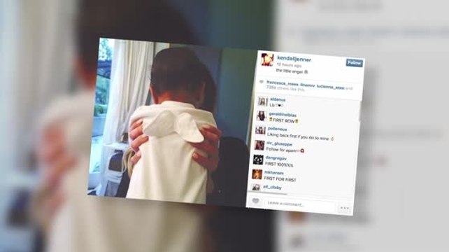 North West Pictured With Mini Angel Wings