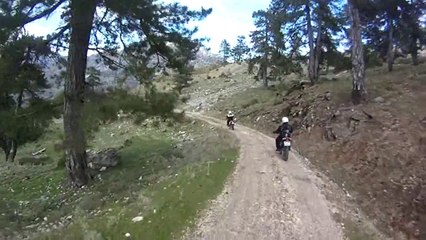 ISMOK CROSS ENDURO ISPARTA  13.04.2014 - Ismok cross enduro yollarda...