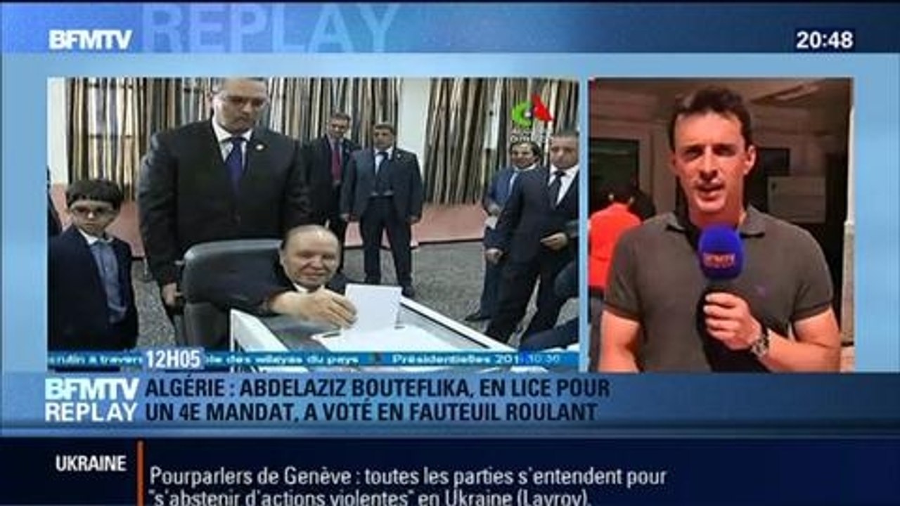 BFMTV Replay: Slaviansk: Des chars ukrainiens immobilisés par les séparatistes pro-russes - 17/04