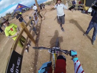 Video herunterladen: Descente en VTT de Geoff Gulevich au Red Bull Rampage