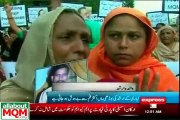 Families of Missing Workers of MQM pleading recovery of their love ones