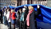 Européennes: flashmob d'EELV à Strasbourg pour lancer la campagne