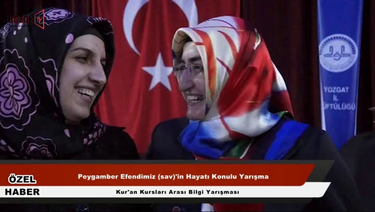 KURAN KURSLARI ARASI EFENDİMİZ'İN HAYATI KONULU YARIŞMASI YAPILDI