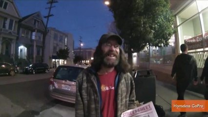 Homeless Man Wears a GoPro For Look at Life on the Streets