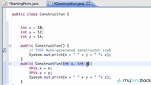 Learn Java Tutorial 1.47- Constructors with this(arg);