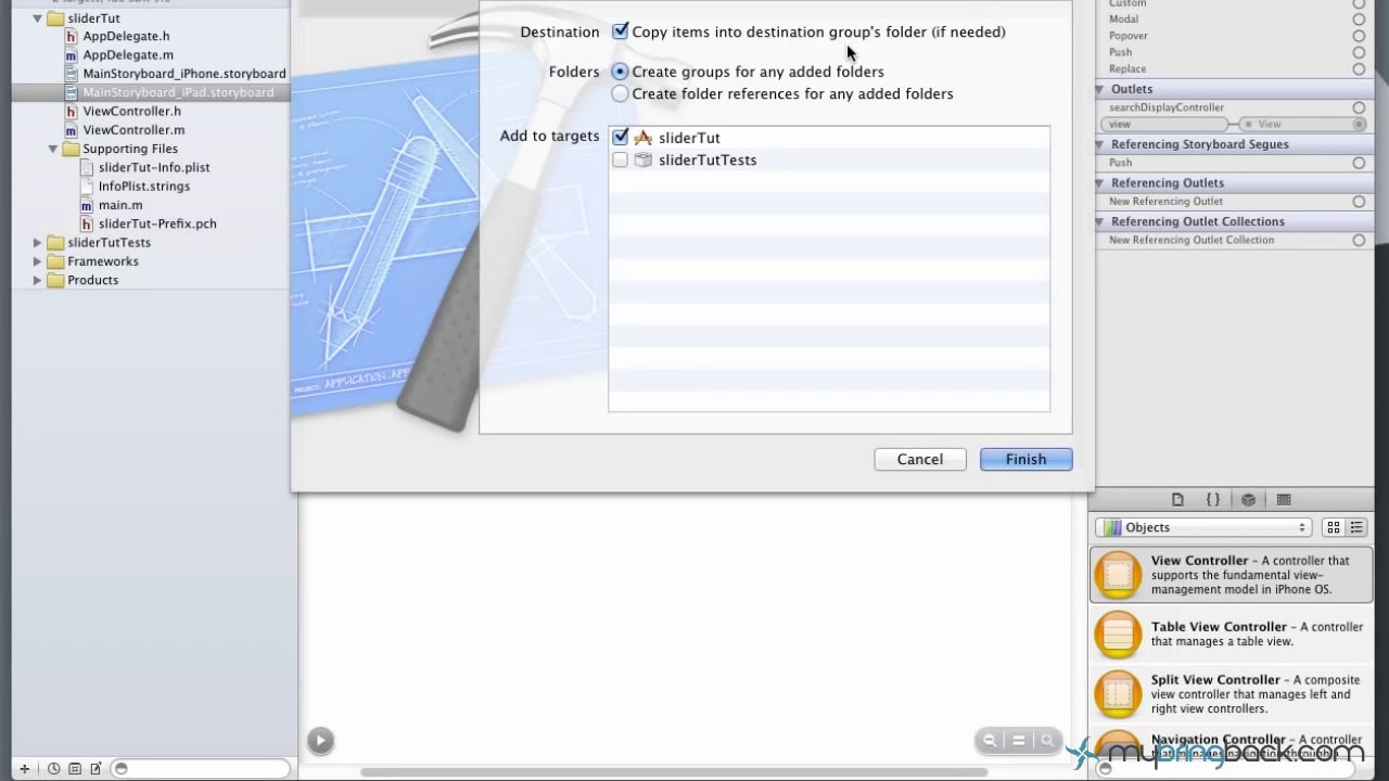 Learn Xcode 4.2 Tutorial iOS iPad iPhone 1.31 Slider Basics pt1