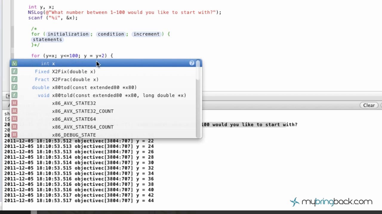 Learn Objective C Tutorial 1.15 Integrating Scanf with Loop