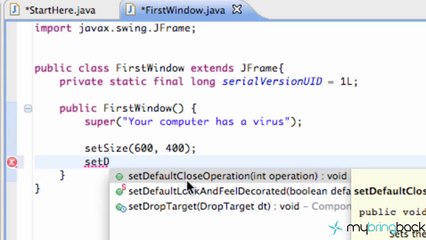 Learn Java Tutorial 1.31- JPanel and JButton