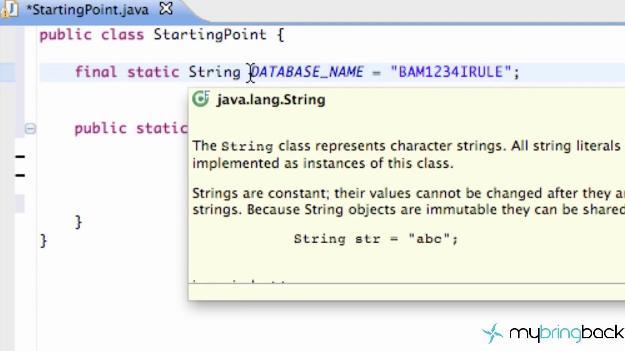 Learn Java Tutorial 1.27- The Final Modifier