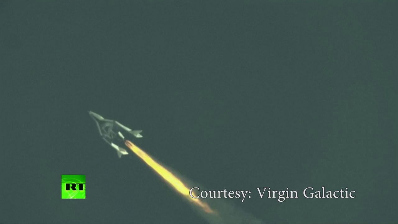 Virgin Galactic SpaceShipTwo makes 1st powered flight nearing suborbital rides