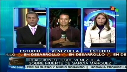Reacciones en Venezuela sobre la muerte de Gabo