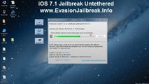 Jailbreak Untethered  Official Evasi0n iOS 7.1 iPhone iPod Touch iPad