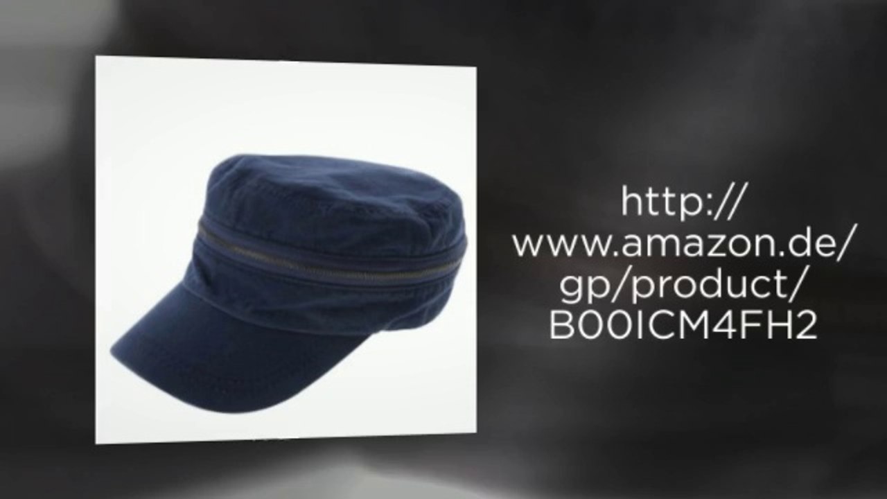 Hot Sale!!! FLATSEVEN Herren Damen Designer Military Cap with Reißverschluss