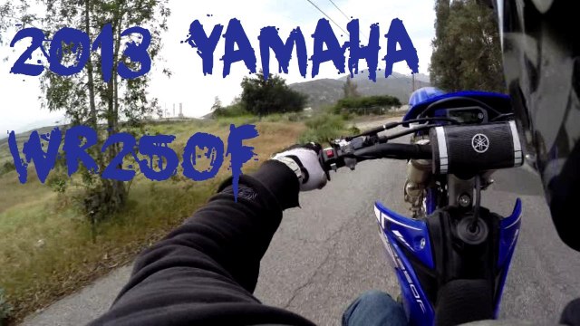 NEW 2013 YAMAHA WR250F - 1st ride & Review + WHEELIES !!!