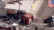 Fire truck crashes into Chinese restaurant in Monterey Park outside of Los Angles