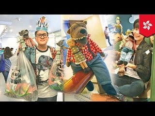 Hong Kongers go crazy for toy wolf symbol of anti-government protest