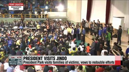 President Park visits site of search-and-rescue operations