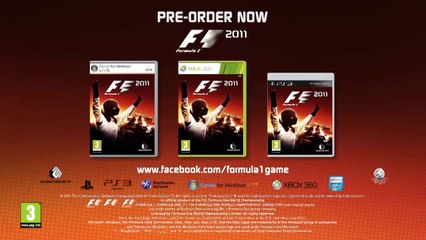 F1 2011 Call for Questions Video