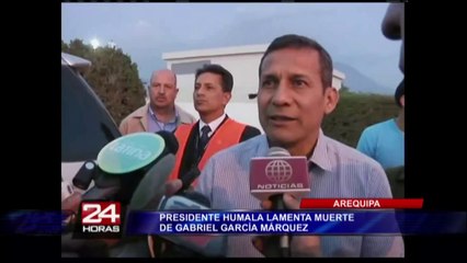 García Márquez: Ollanta Humala se pronunció sobre su muerte desde Arequipa