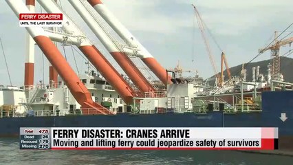 Ferry disaster At least one month to lift vessel out of water