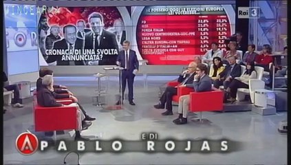 18.04.2014 Agorà (RAI 3) Riccardo Fraccaro (M5S) commenta il sondaggio: se devo guardare allo storico, siamo il primo partito.