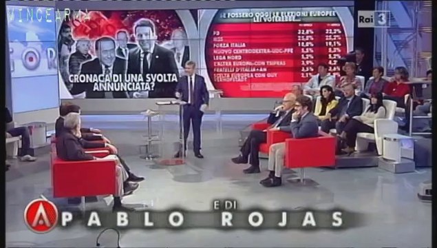 18.04.2014 Agorà (RAI 3) Riccardo Fraccaro (M5S) commenta il sondaggio: se devo guardare allo storico, siamo il primo partito.