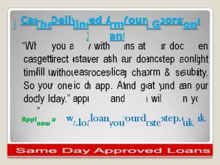 With Perfect Solutions Make Quick Cash at Your Doorstep