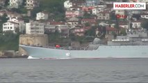 Çanakkale 3 Rus Savaş Gemisi Çanakkale Boğazı'ndan Geçti