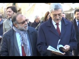 Napoli - D'Alema: "De Luca candidato governatore? Decideranno le Primarie" (17.04.14)