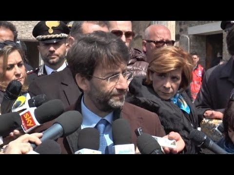 Pompei (NA) - Franceschini inaugura apertura di tre domus -live- (17.04.14)