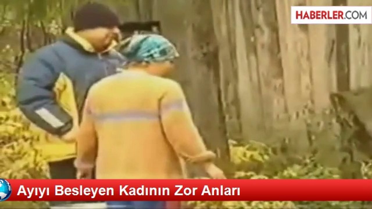 Ayıyı Besleyen Kadının Zor Anları