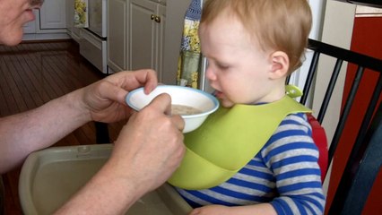 Lessons From My Grandson - Slurping Milk From A Bowl Is Fun!