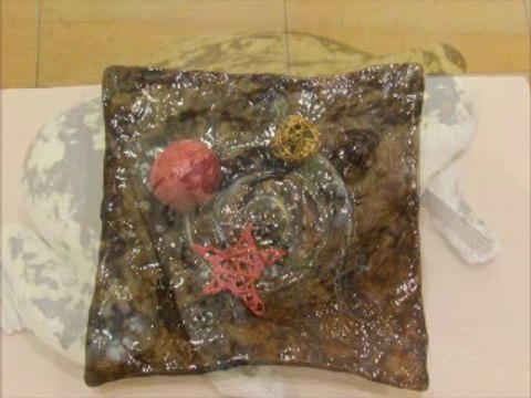 Exposition des élèves de l'atelier de poterie du jeudi de la Maison de la Tour à Irigny (69).